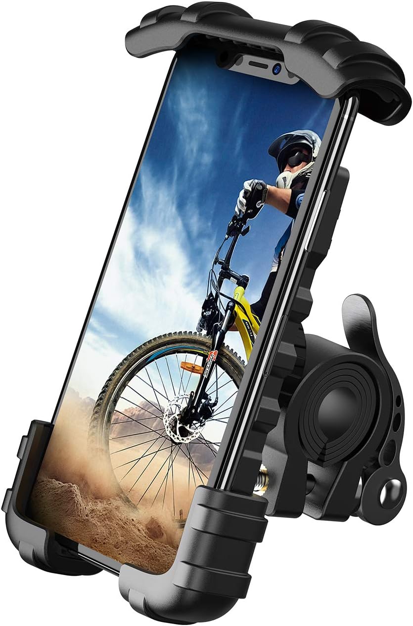 Lamicall Bicycle & Motorcycle Handlebar Mount for Smartphones in Black NEW