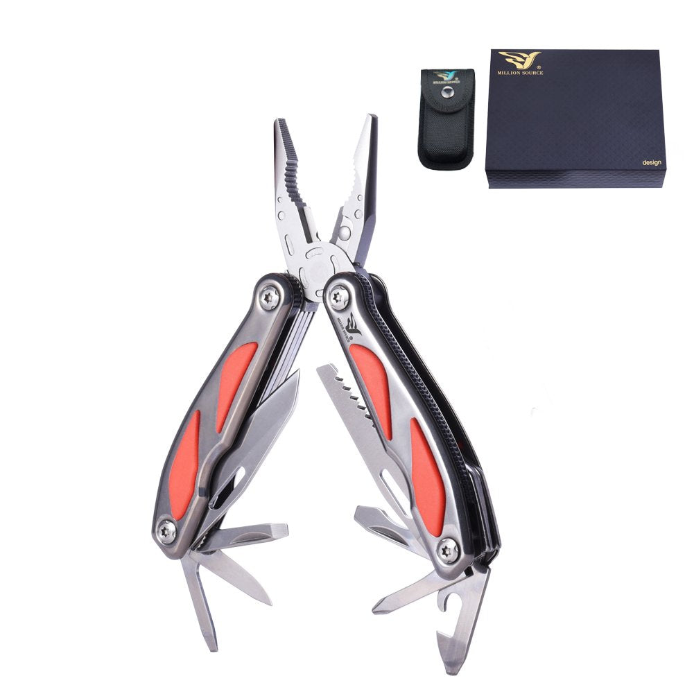 MILLION SOURCE Multitools 11-in-1 Multitool Folding Plier Multipurpose Tool NEW