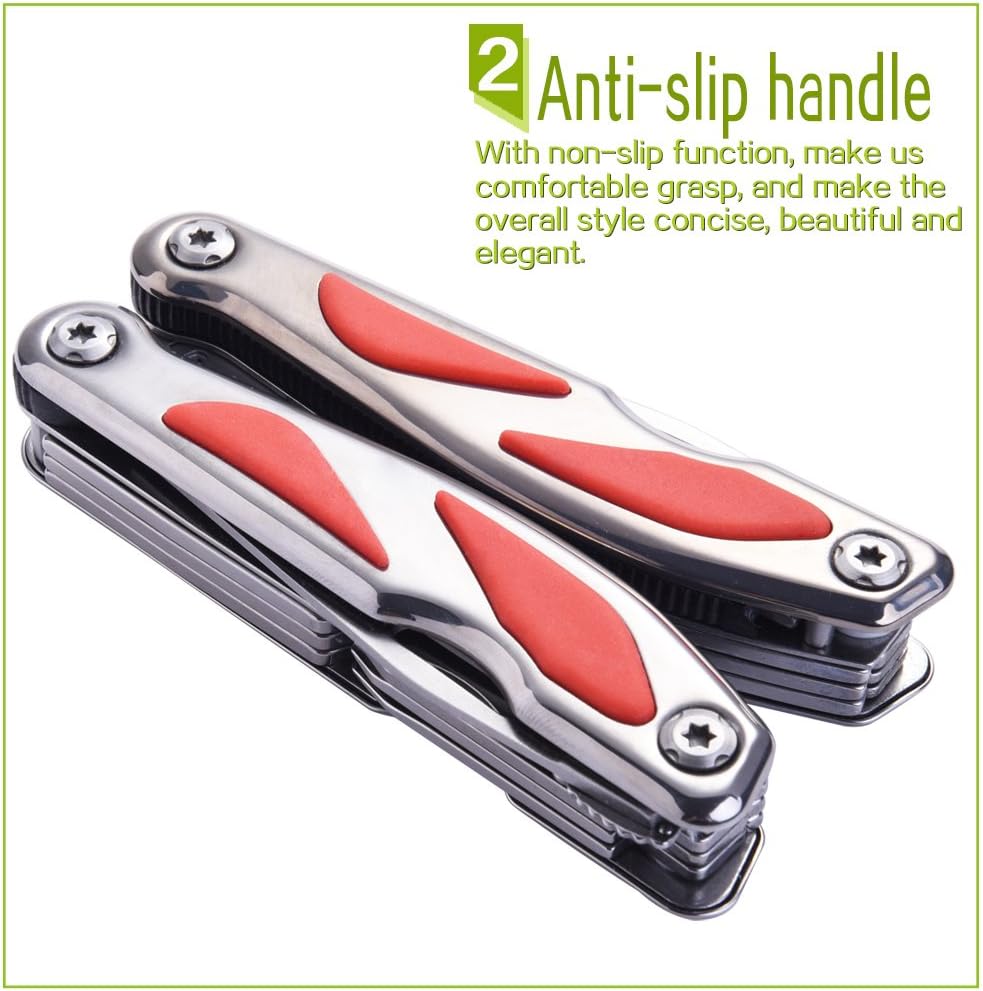 MILLION SOURCE Multitools 11-in-1 Multitool Folding Plier Multipurpose Tool NEW