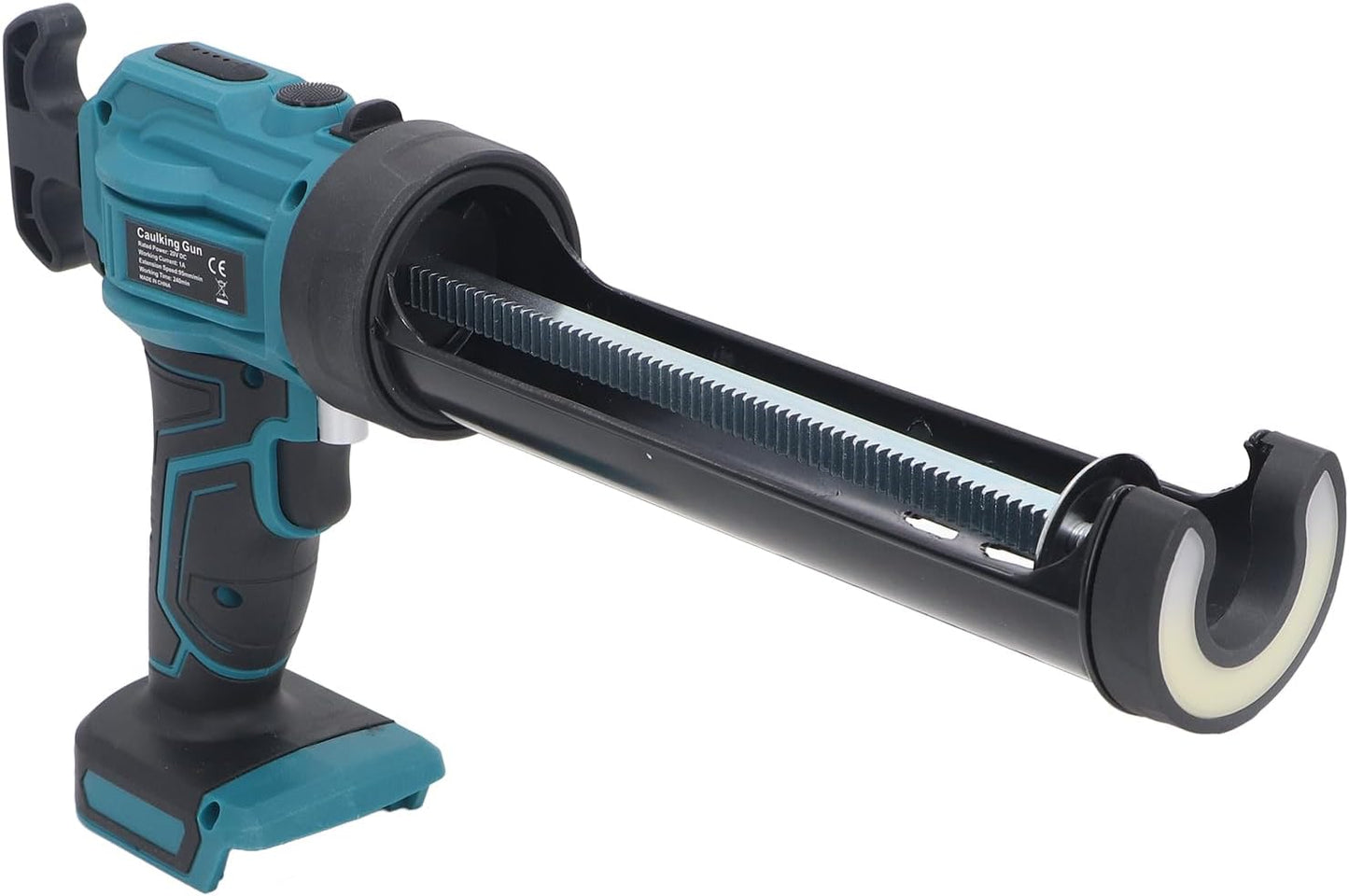 Cordless Silicone Hand Tools Caulking Gun with 4 Speeds, Demo Blue - DEMO