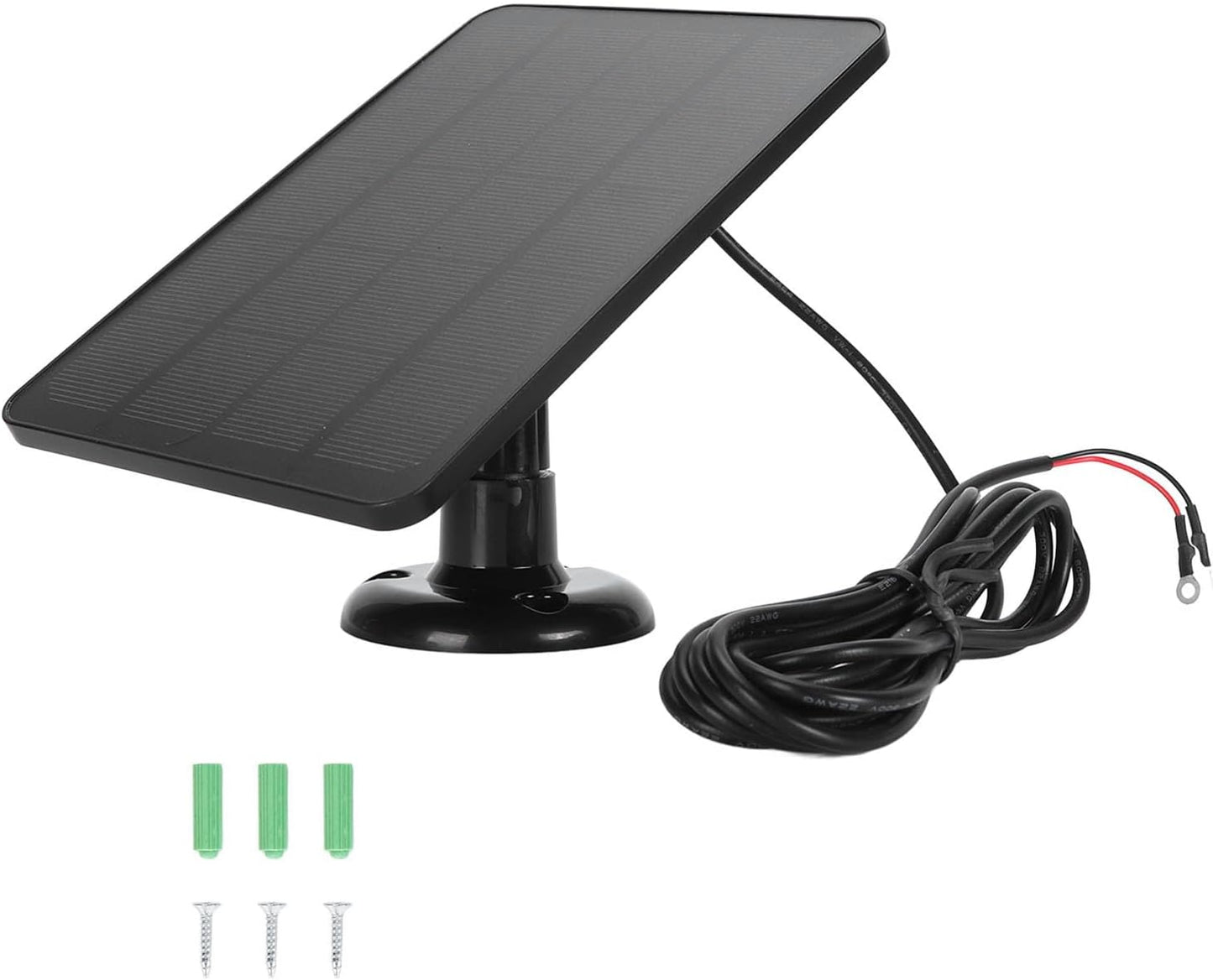 Powerful 10W Solar Panel Charger for Nest Doorbell 2K Camera, Black Home NEW