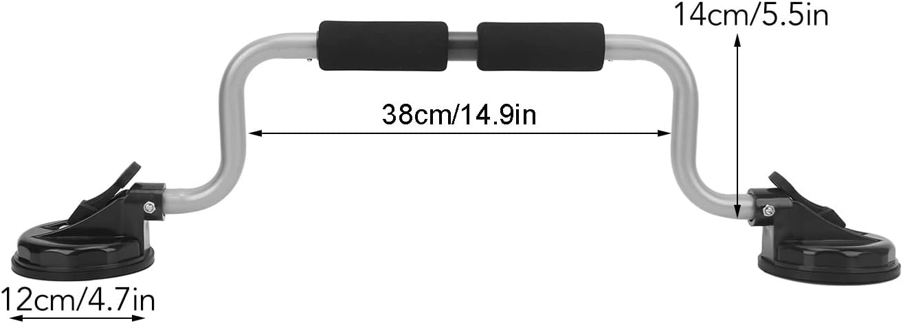 EVGATSAUTO Heavy Duty Silver Kayak Roller with Suction Cups for Easy DEMO