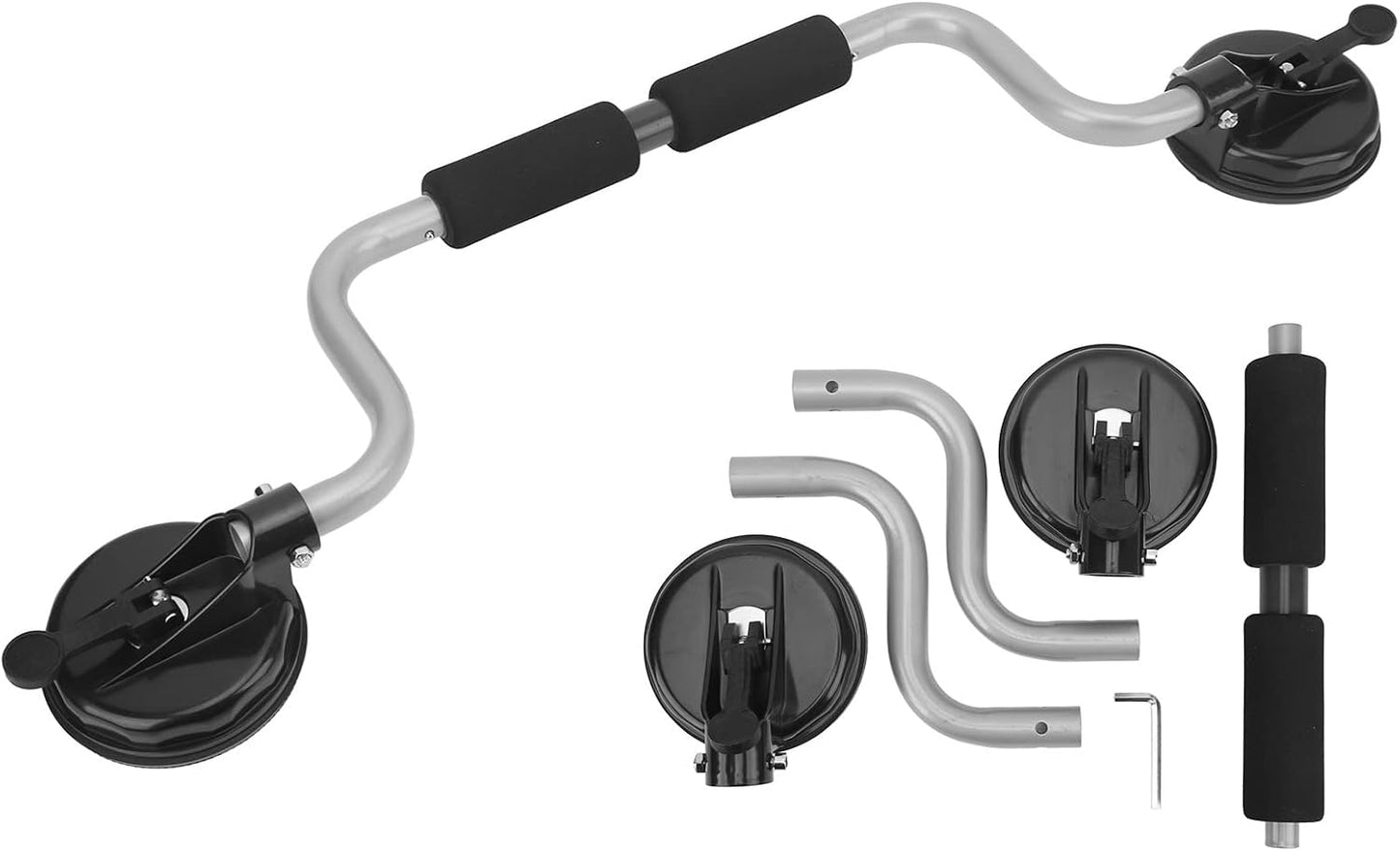 EVGATSAUTO Heavy Duty Silver Kayak Roller with Suction Cups for Easy DEMO