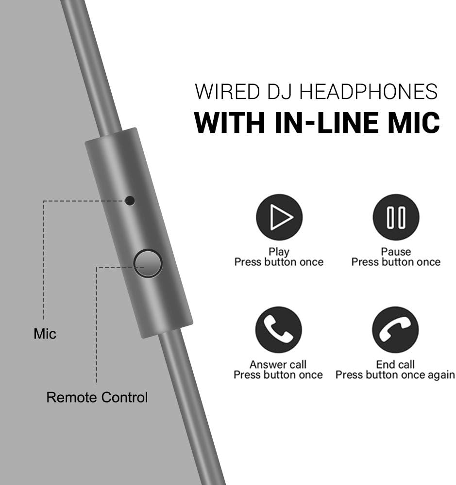 OneOdio Wired Over-Ear Headphones Hi-Res Studio Monitor Mixing DJ Stereo DEMO