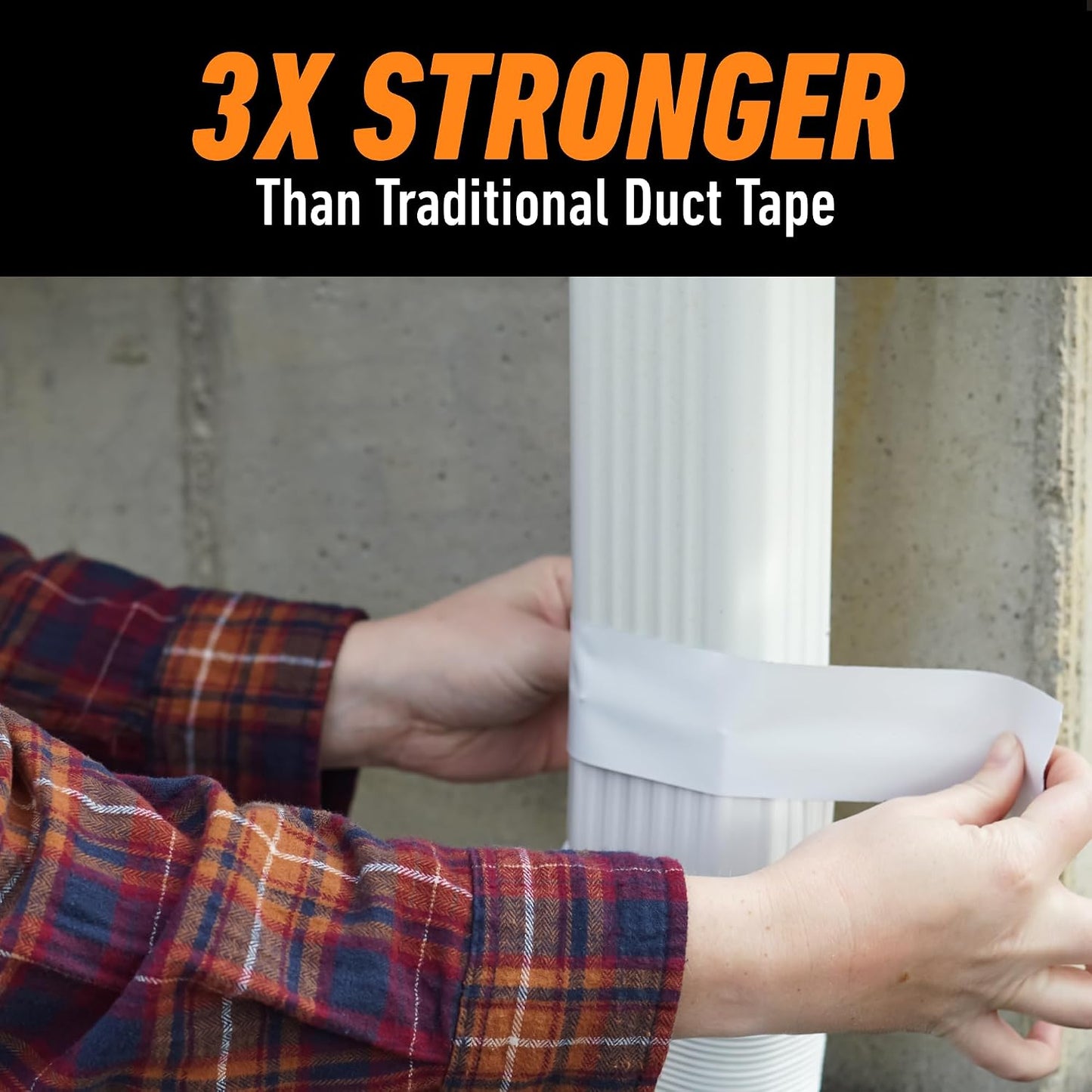 Gorilla Heavy Duty Duct Tape Strong Utility Double Thick White 48mm x 9.1m NEW