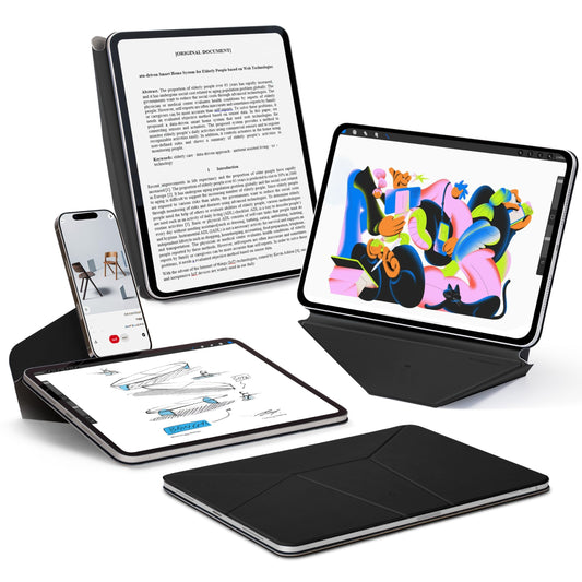 MOFT Slim Tablet Cases Magnetic Folio Case for iPad Pro 13-inch, Jet Black DEMO