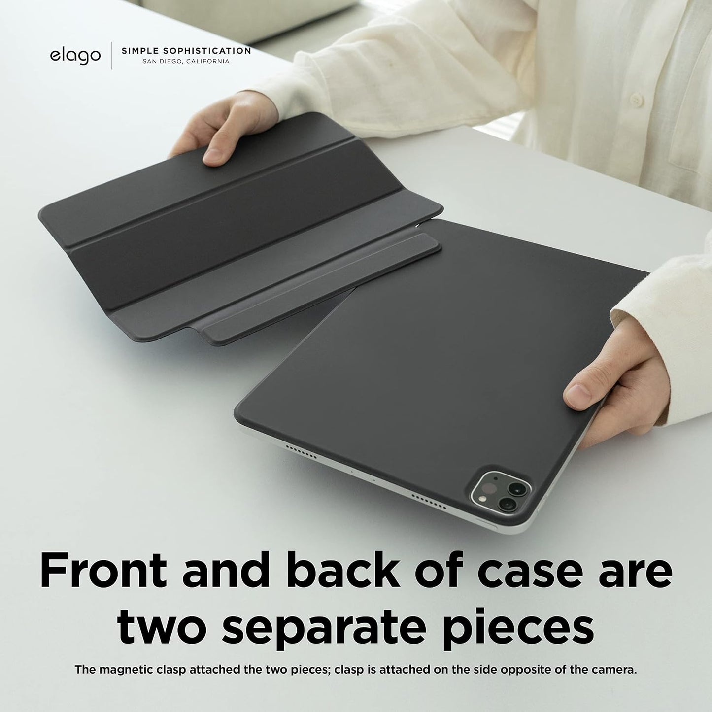 elago Dark Gray Magnetic Tablet Case for New iPad 10th Generation 10.9 DEMO