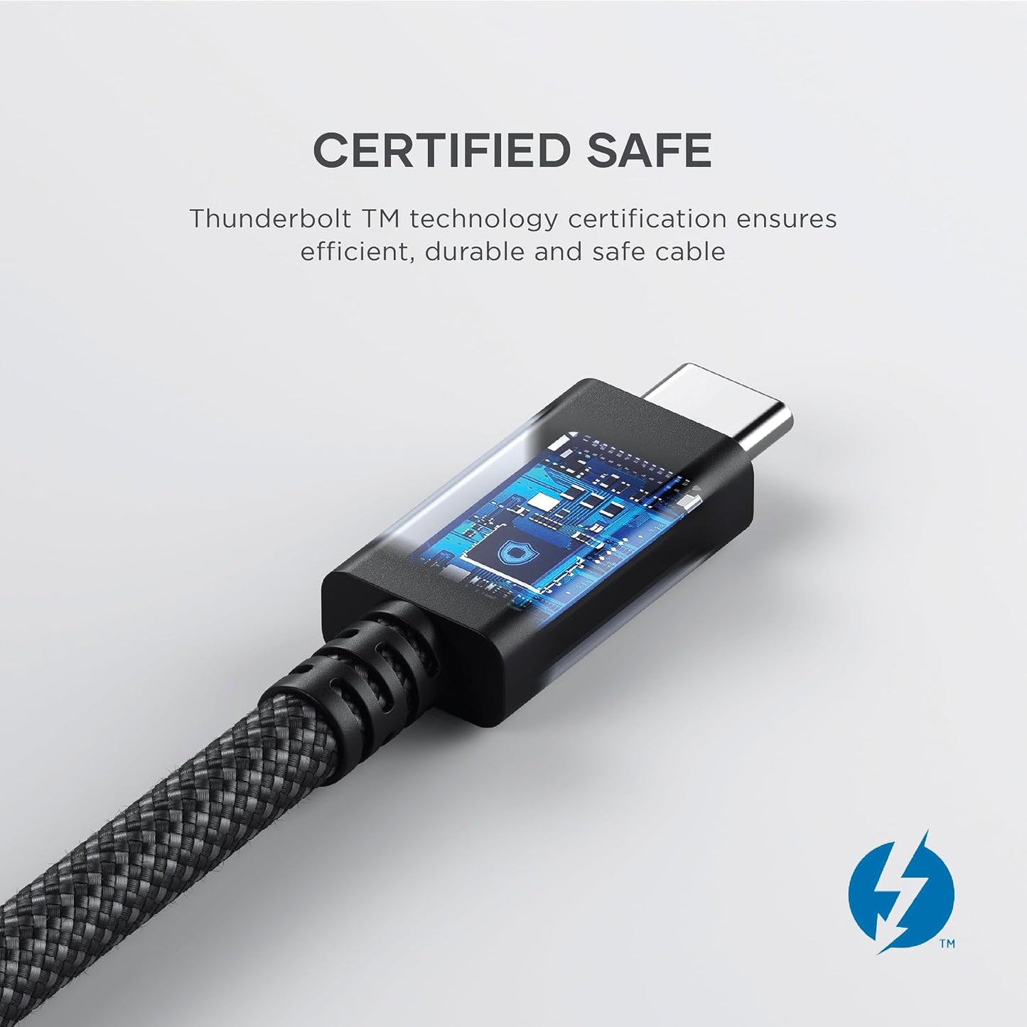 Satechi 1m USB Cables / 3.2ft USB-C Cable 240W PD Charging Space Gray Tech NEW