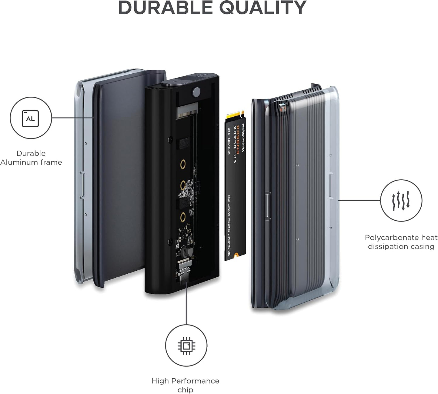 Satechi USB4 Enclosures M.2 NVMe SSD Pro Enclosure 40Gbps High-Speed Data DEMO