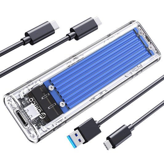 ORICO Transparent Enclosures USB 3.1 Type-C 10Gbps NVMe M.2 SSD Enclosure DEMO