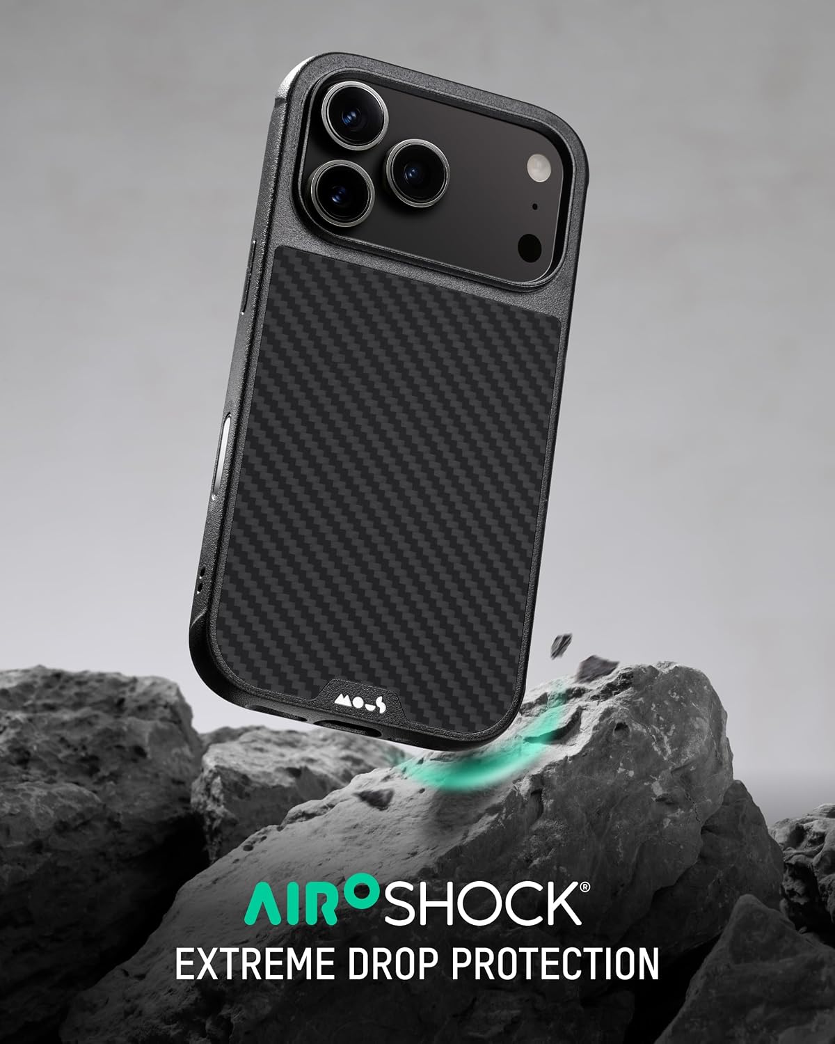 Mous Limitless Carbon Fibre Protective Case for iPhone 17 Pro Max 6.9" DEMO