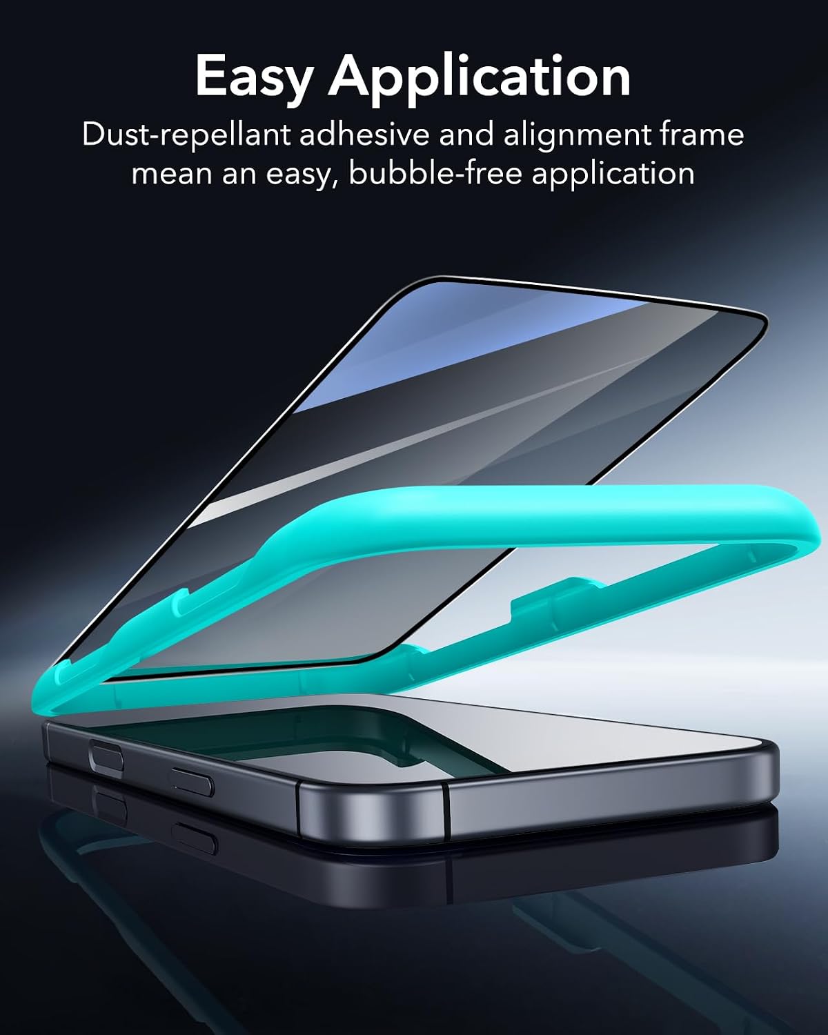 ESR Privacy Screen Protector for iPhone 17 Pro - Tempered Glass Shield DEMO