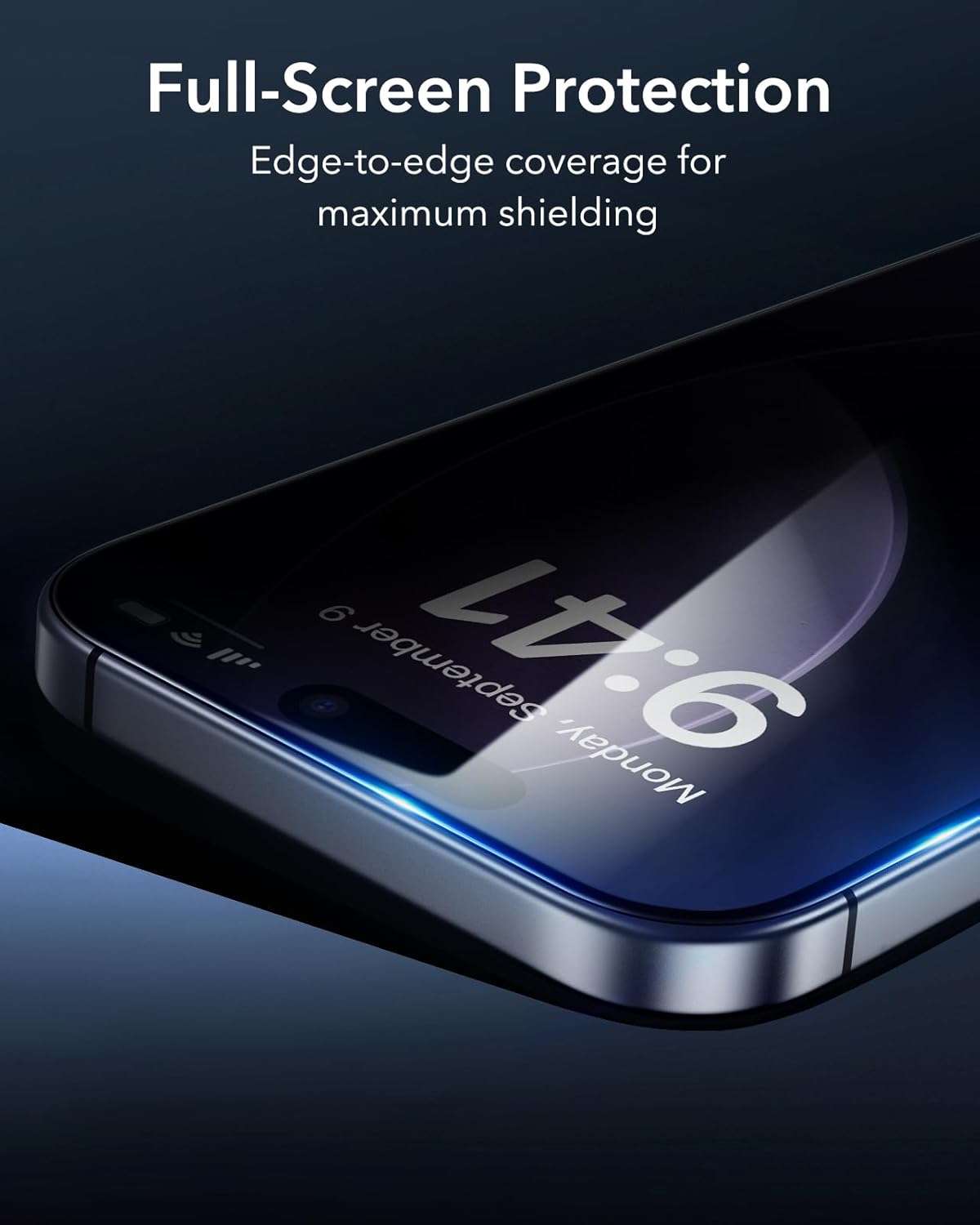 ESR Privacy Screen Protector for iPhone 17 Pro - Tempered Glass Shield DEMO