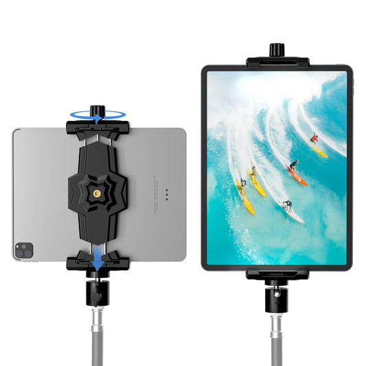 KDD Black Tripod Mount Adapter with Ball Head for Tablet Holder DEMO