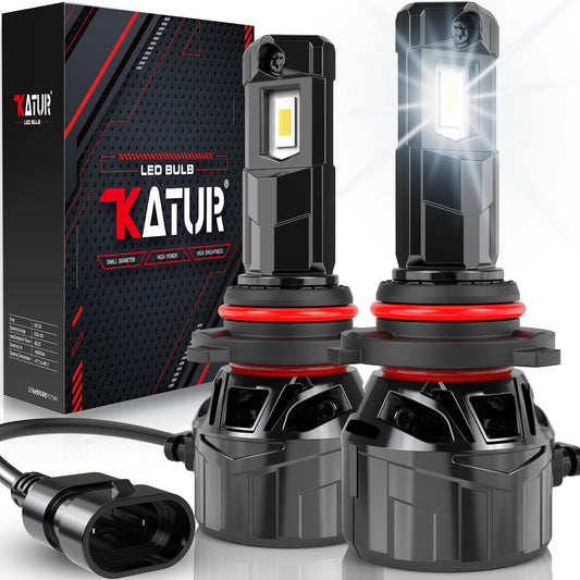 KATUR 40,000LM Headlights Bright LED Headlight Bulbs, 6000K Xenon DEMO