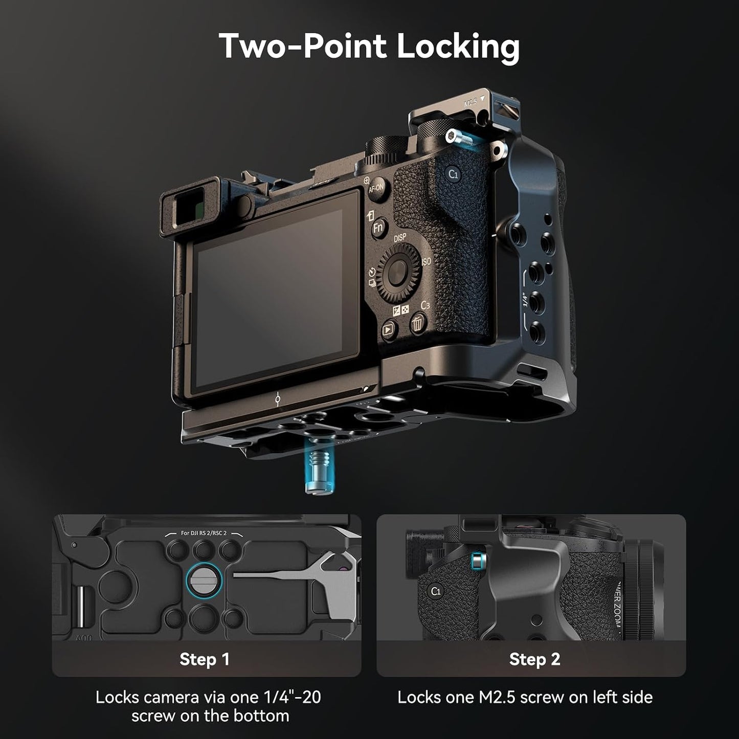 SMALLRIG Camera Mounts & Clamps Cage Kit for Sony A6700 with HDMI Cable NEW