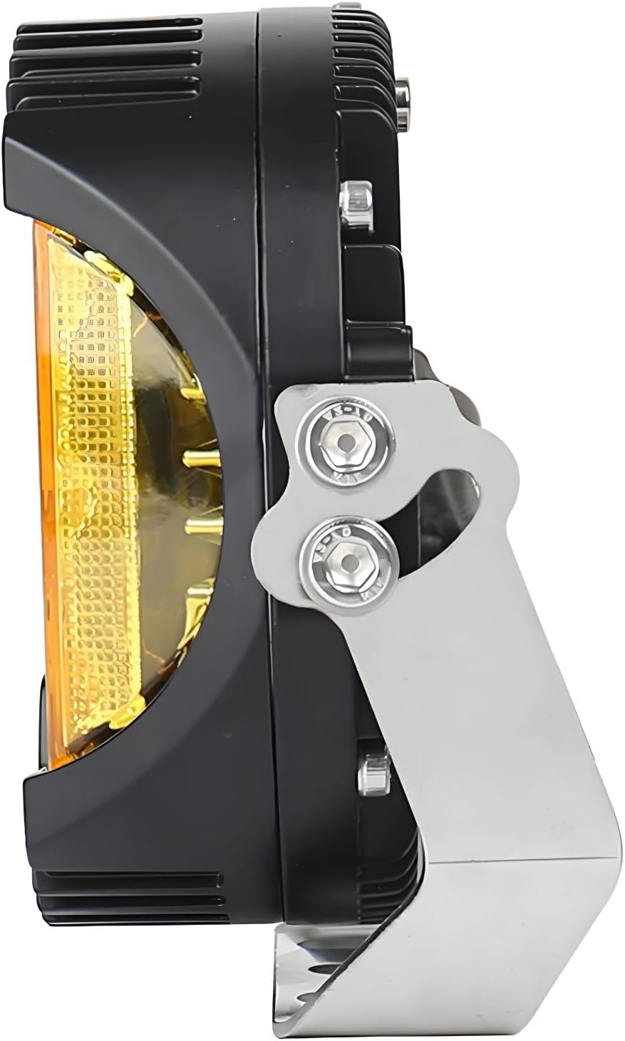 50W LED Driving Light Bar Side Shooter Off Road Work Lights 5" Yellow Size NEW