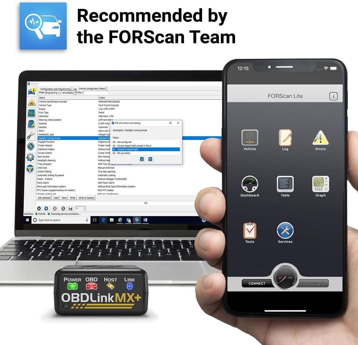 OBDLink Bluetooth OBD2 Diagnostic Scanner for iPhone & Android Devices DEMO