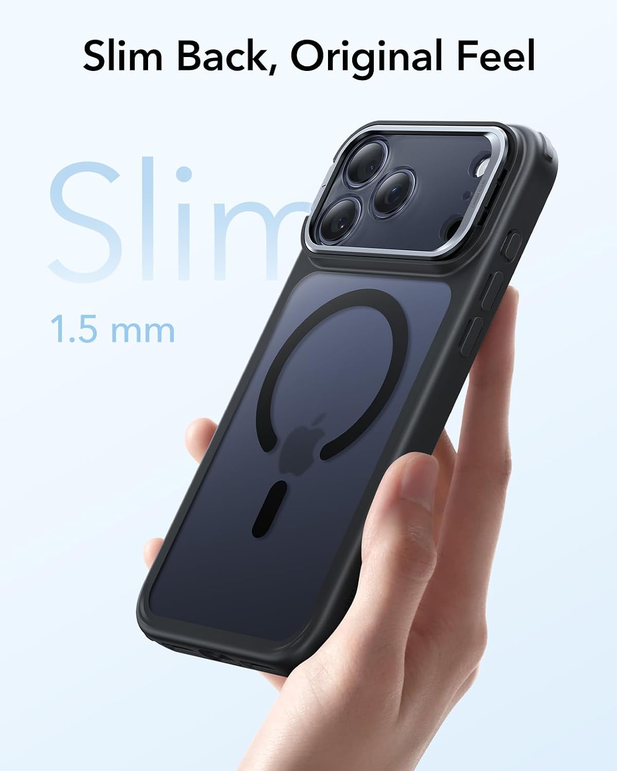 ESR Frosted Black Phone Case for Apple iPhone 17 Pro Max 6.9" Smartphone NEW