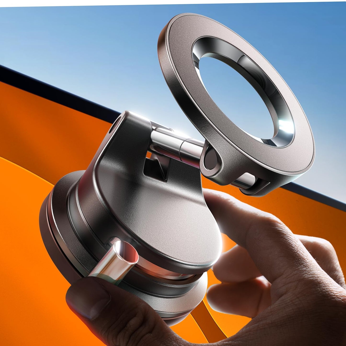 LISEN Magnetic Dash-Mounted Holders Car Mount Dash Holder Strongest Black NEW