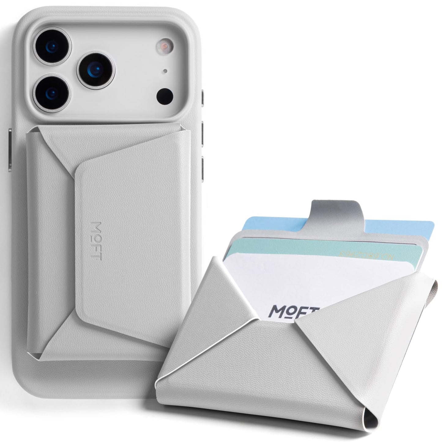 MOFT Slim Magnetic Adhesive Card Holder Wallet for Devices in Misty Cove DEMO