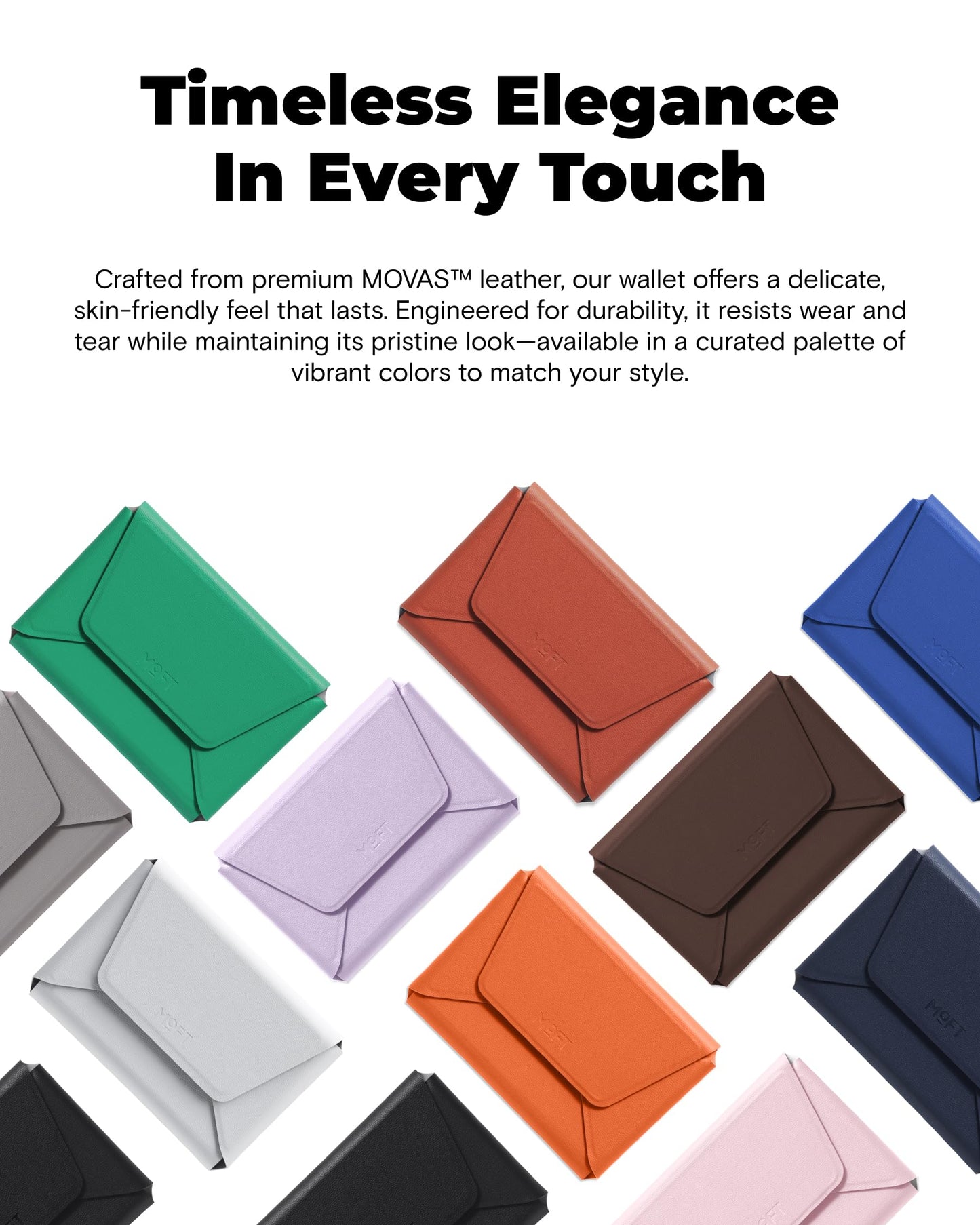 MOFT Slim Magnetic Adhesive Card Holder Wallet for Devices in Misty Cove DEMO