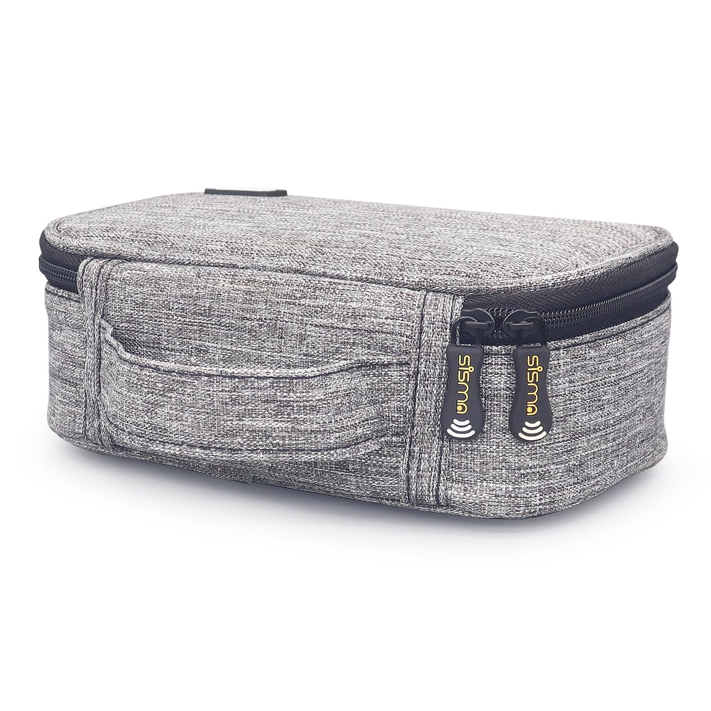 sisma Gray 1680D Fabric Travel Cable Organizer Bag for Carry-On Luggage NEW