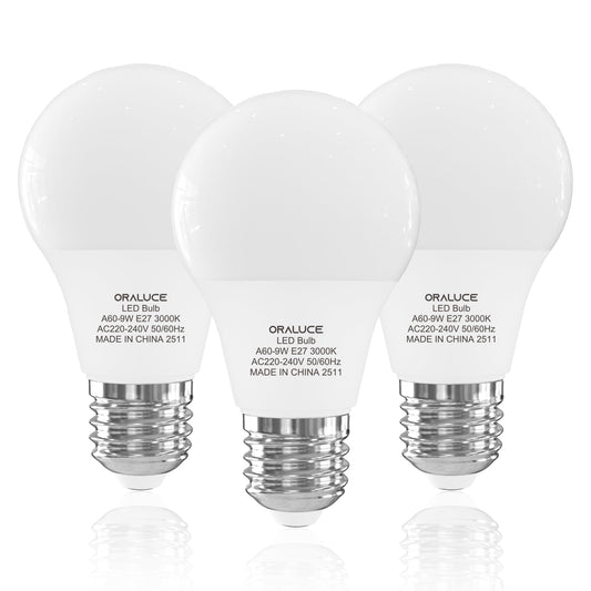 E27 LED LED Bulbs Bulb 9W=60W 900LM Warm White 3000K Bright Energy DEMO
