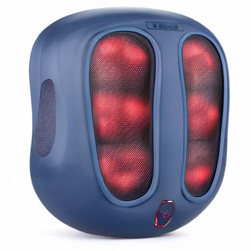 Nekteck Electric Foot Spa Massager with Shiatsu Heat Therapy, Blue, DEMO