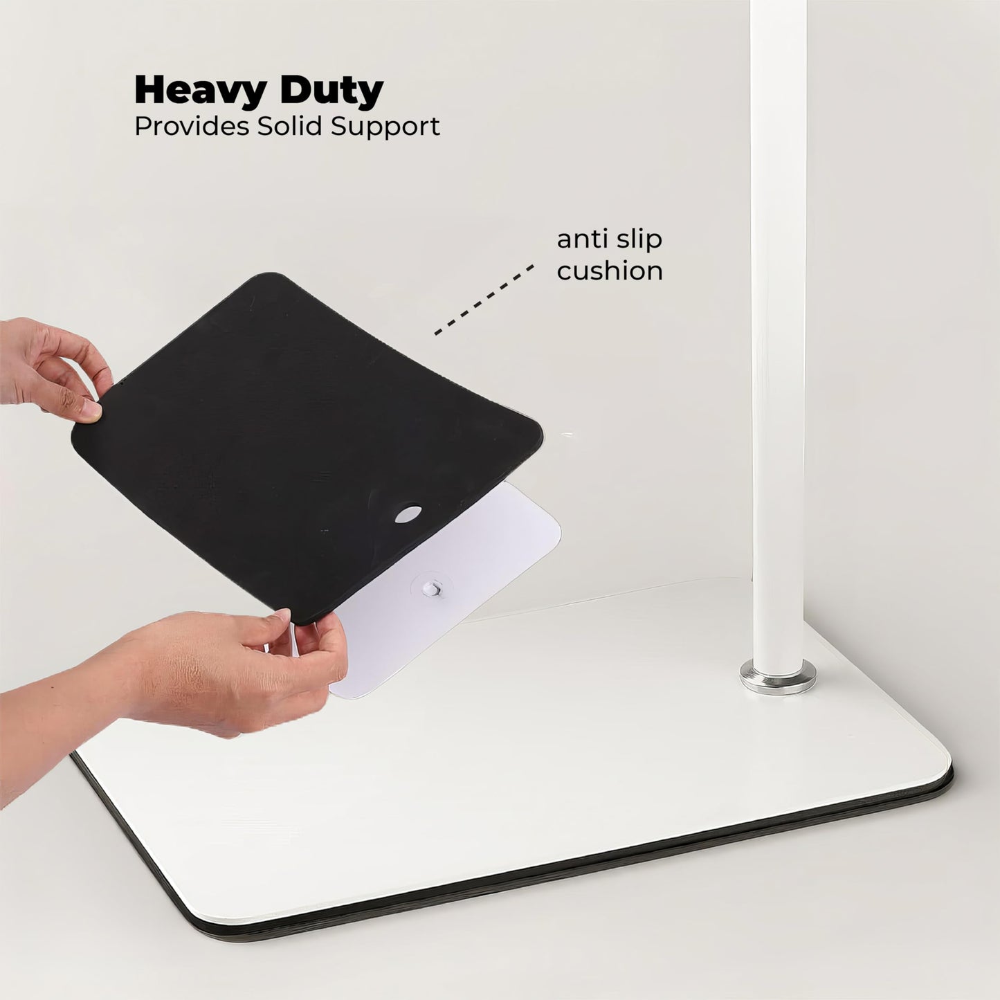 Goozie White Baby Monitor Floor Stand Holder - Adjustable Nursery Camera DEMO