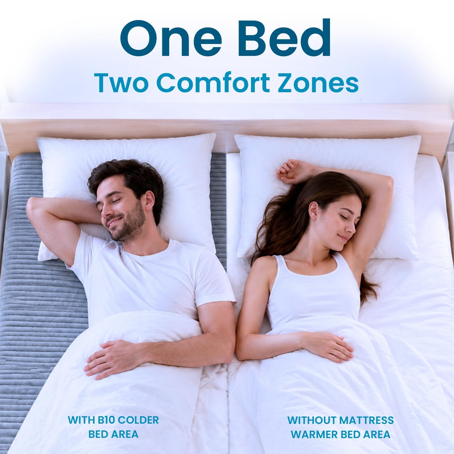 Adamson Electric Mattress Pad Cooling System Breathable Cotton Twin Size NEW