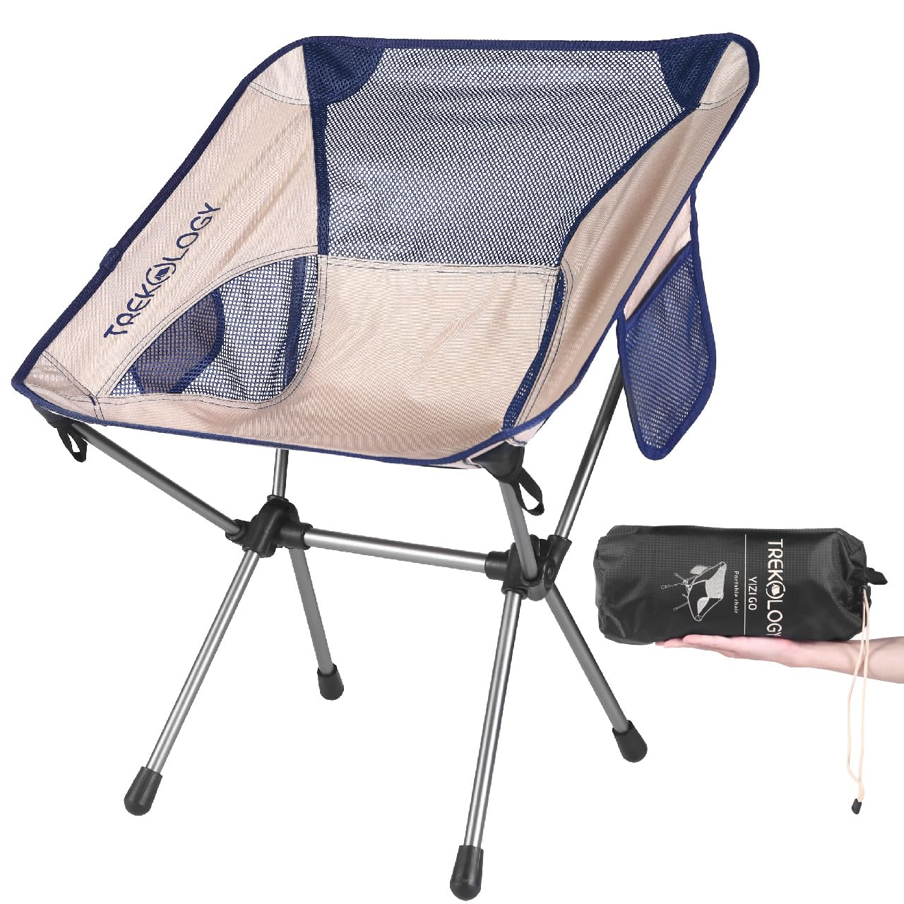 Trekology Portable Chairs Camping Chair Ultralight Compact Folding Sahara DEMO