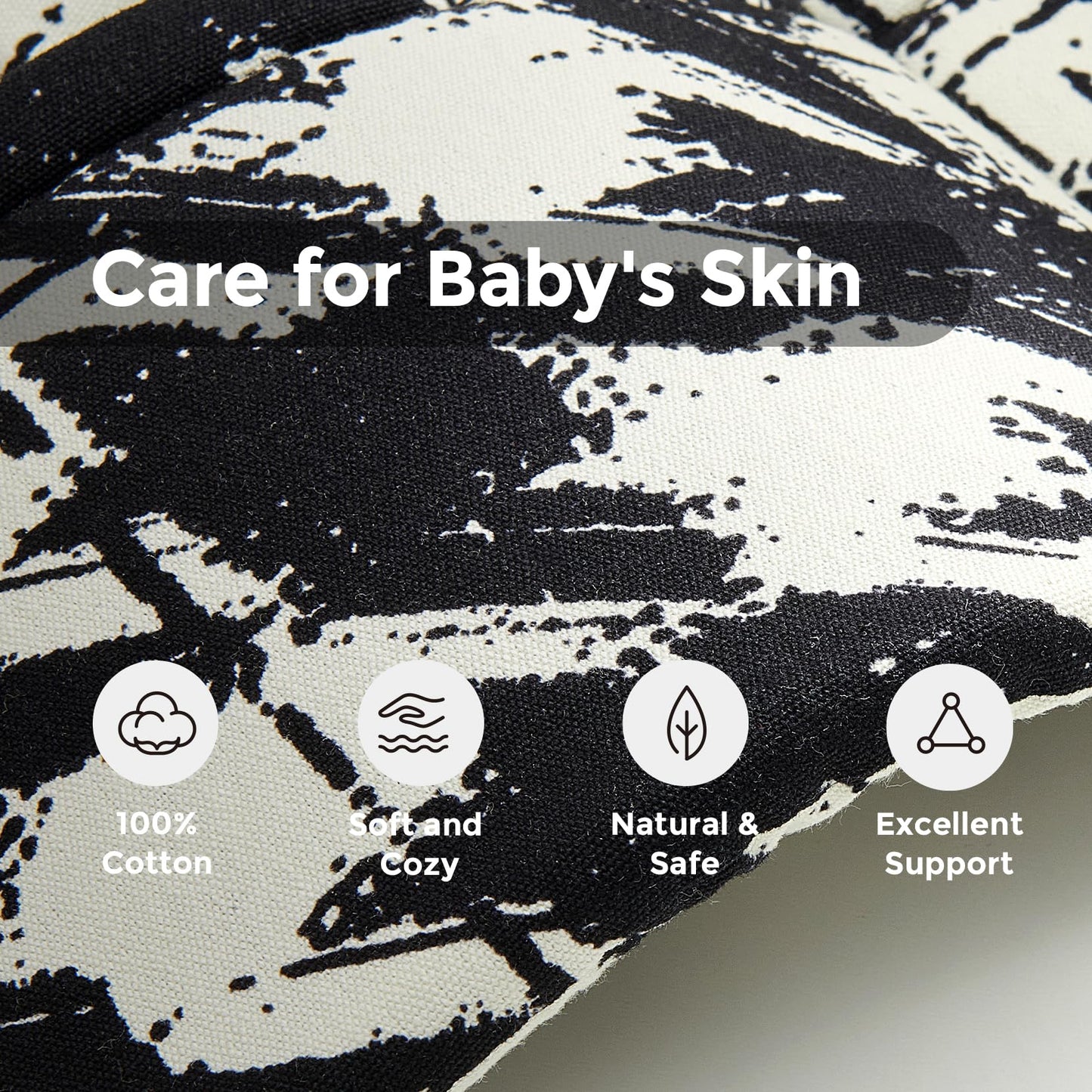 Momcozy Ergonomic Houndstooth Baby Carrier Lightweight Cozy Babywearing NEW