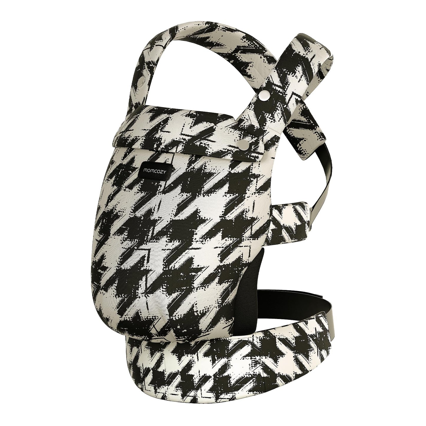 Momcozy Ergonomic Houndstooth Baby Carrier Lightweight Cozy Babywearing NEW