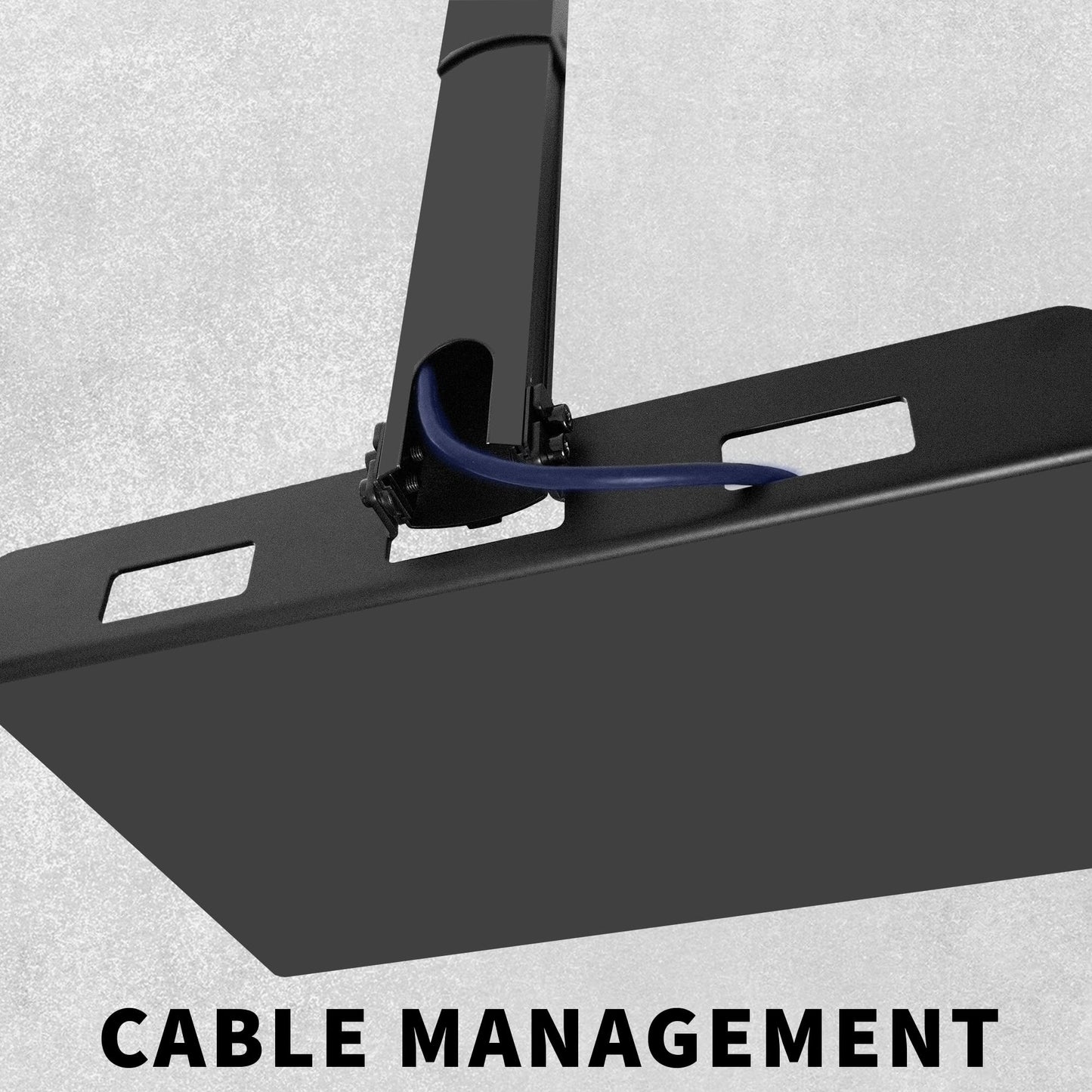 VIVO Adjustable Mounts Ceiling Projector Mount - Tilt, Swivel, Black DEMO