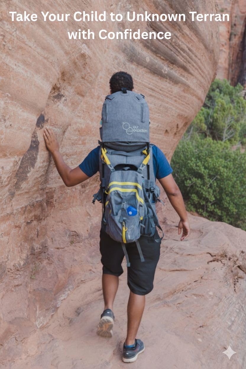 OE Our Expedition Shoulder Hiking Carrier for Babies Toddlers Children DEMO