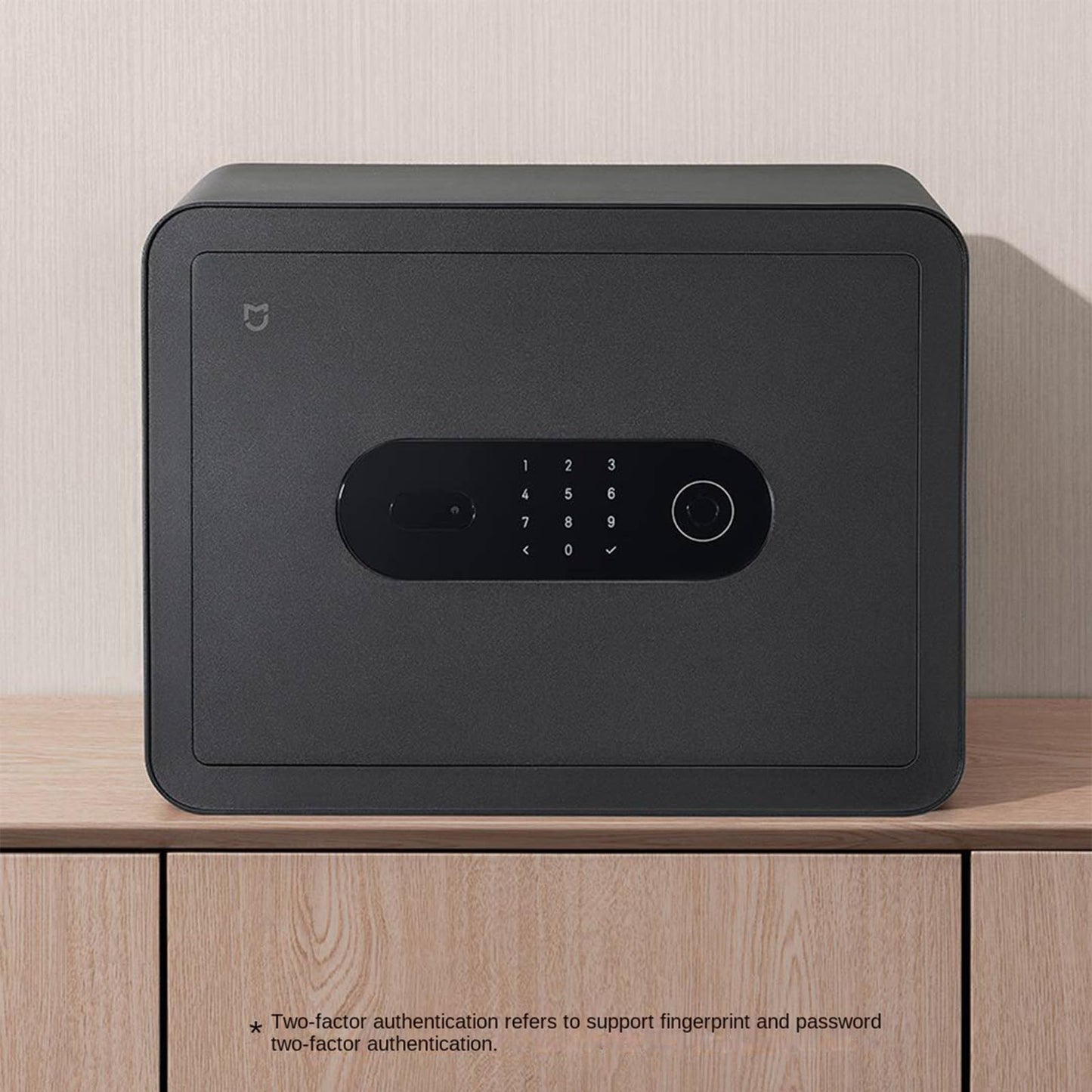 Xiaomi Mijia Fingerprint Touch Screen Cabinet Safe Box Fireproof Dark Grey DEMO