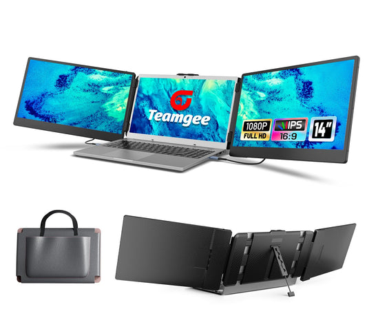 Teamgee 14" Monitors Full HD Portable Monitor with Speakers for Laptop DEMO