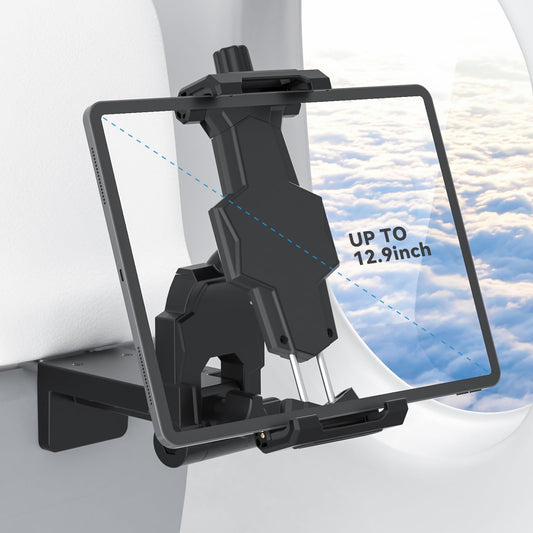 KDD Adjustable Stands Tablet Holder Stand for Travel, Black - Portable Mount NEW