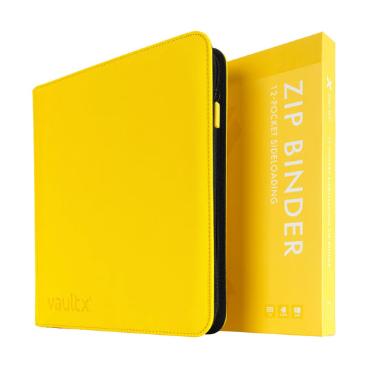 Vault X 480 Card Zip Trading Album Exo-Tec Yellow Storage Box 33cm 35cm DEMO