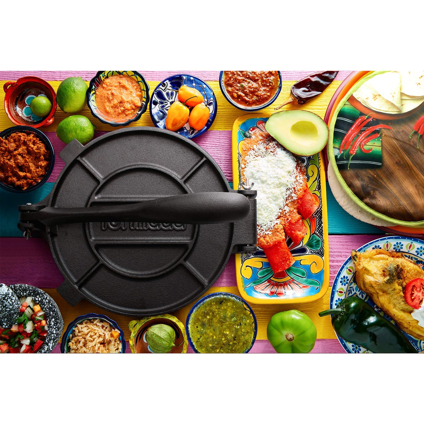 Tortillada 20cm Speciality Appliances Cast Iron Tortilla Press Specialty NEW