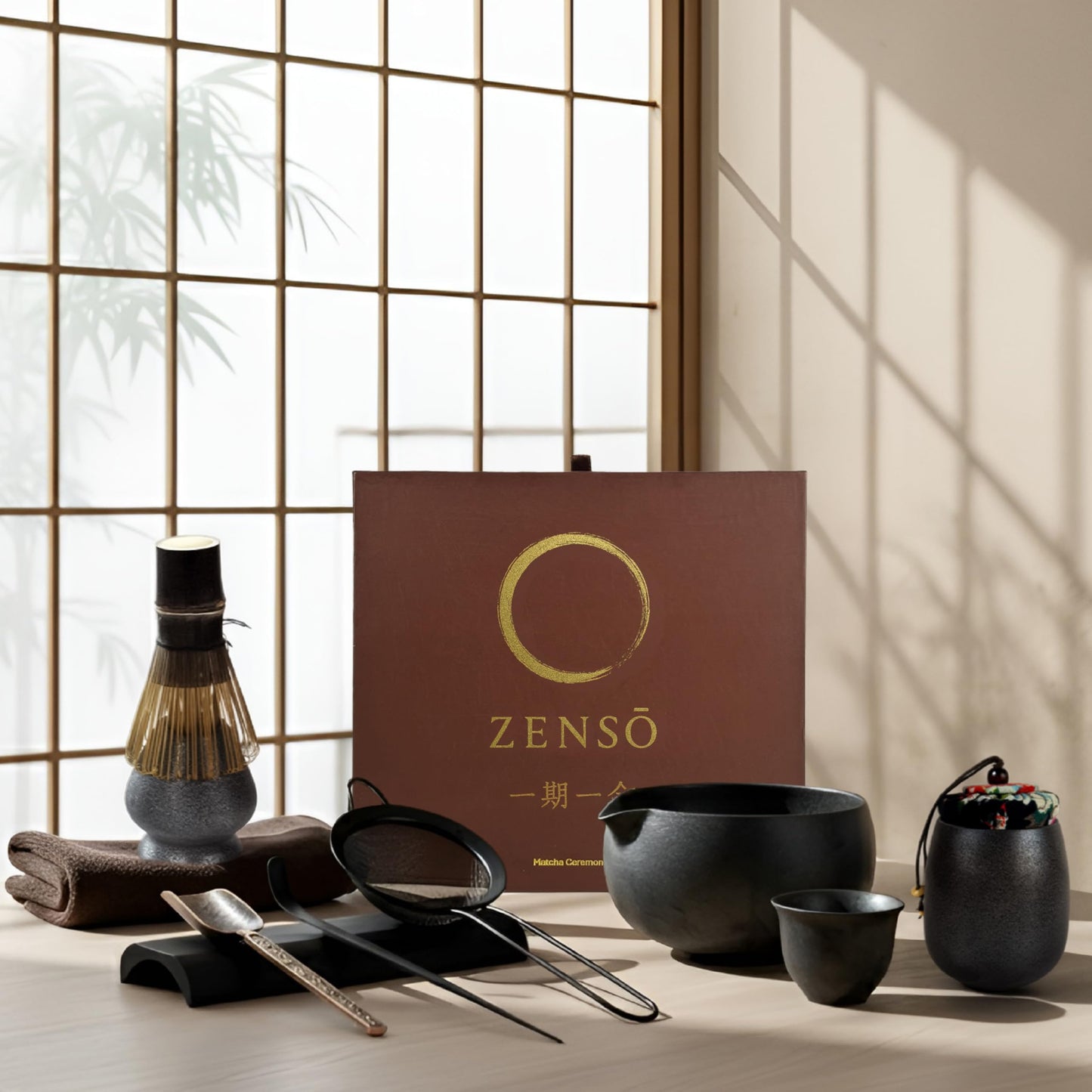 Zenso Premium Tea Sets 10 Piece Japanese Tea Ceremony Matcha Whisk Set NEW