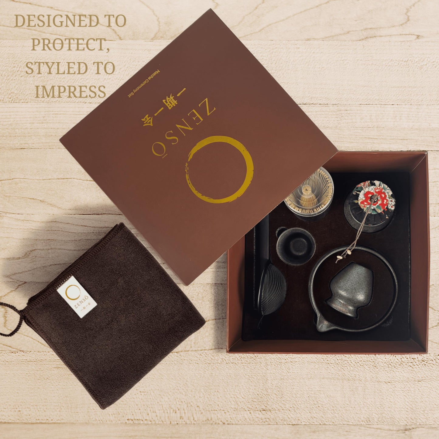 Zenso Premium Tea Sets 10 Piece Japanese Tea Ceremony Matcha Whisk Set NEW