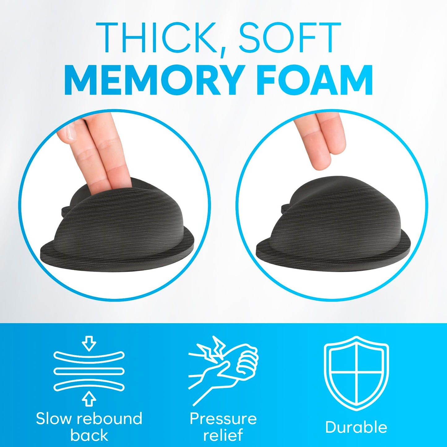 KLIM Ergonomic Memory Foam Keyboard Wrist Rest and Mouse Pad Set Size 46.5 DEMO