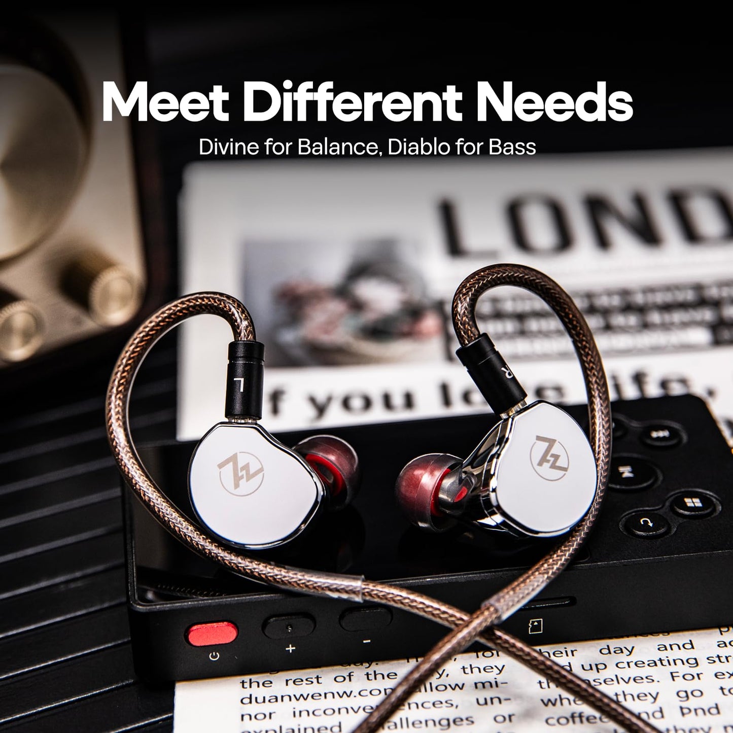Linsoul Diablo Planar Magnetic In-Ear Monitors - Silver High-Fidelity Audio DEMO