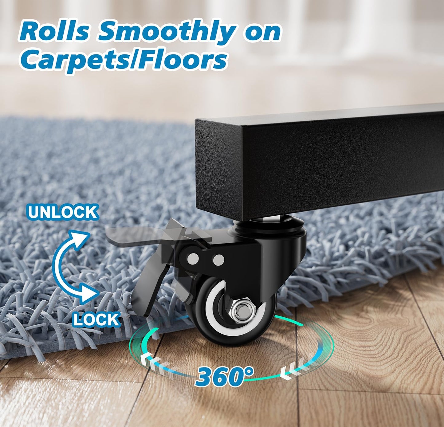 FORGING MOUNT TV Cart for 23-60 Inch Flat Curved Screen TVs Holds 40kg NEW