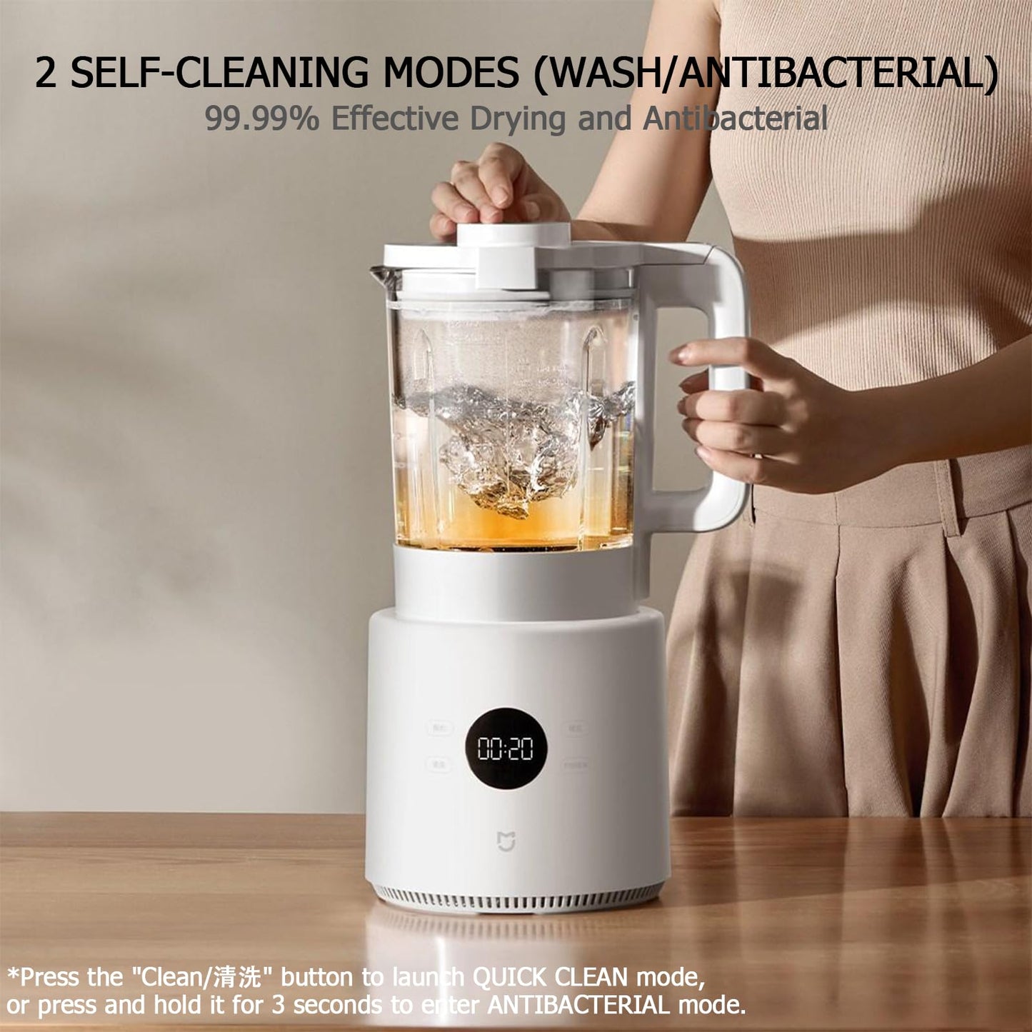 Xiaomi 1.75L Jug Blenders Countertop Jug Blender Borosilicate Glass Milk NEW