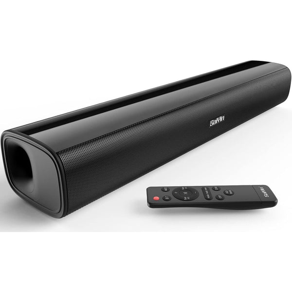 Saiyin Compact Soundbar Speaker with 3 Equalizer Modes in Black NEW
