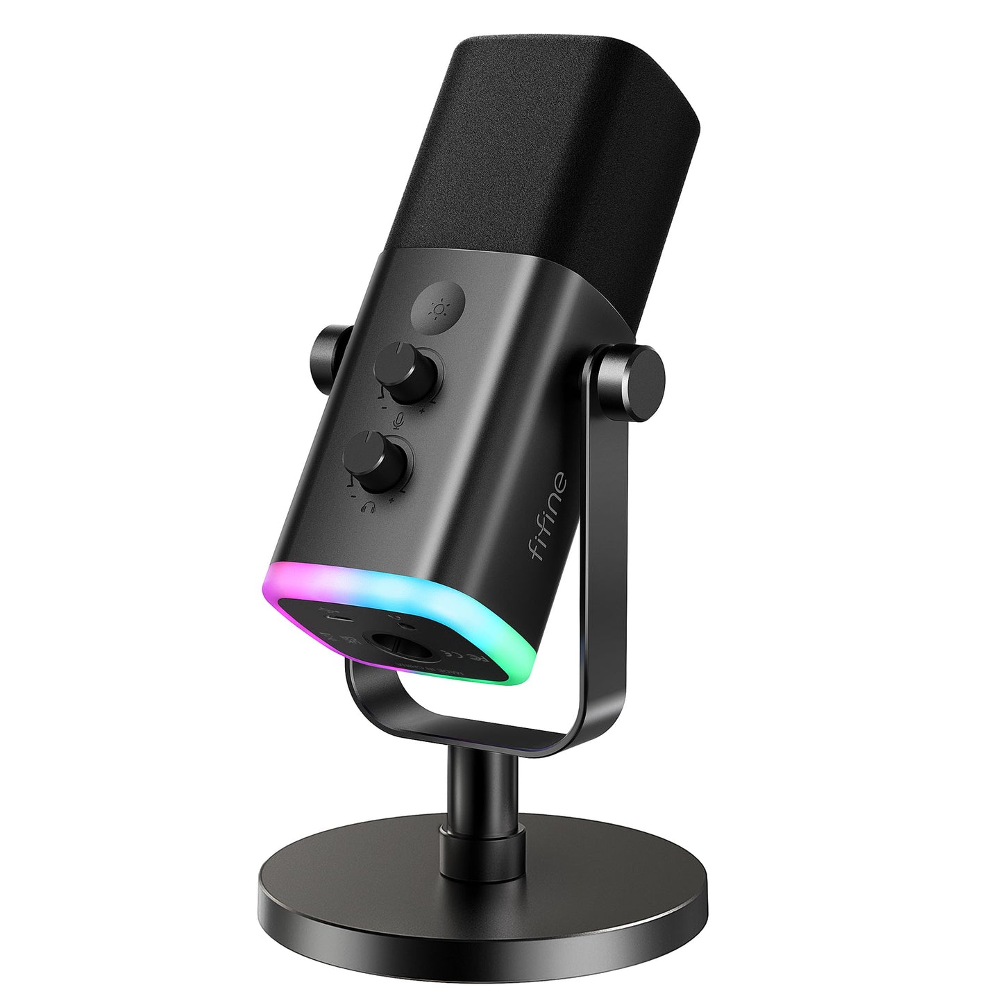 FIFINE Dynamic Microphone for Podcast Recording, PC Gaming, Streaming, DEMO