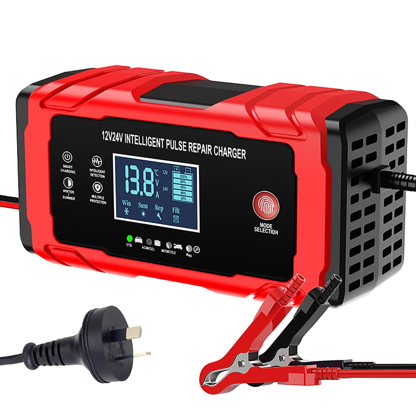10-Amp Smart Trickle Battery Charger with 7-Stage Fully Automatic DEMO